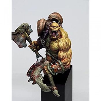 Risjc 1/12 Resin Bust Character Busto Model Ancient Orc Warrior Unpainted Model Kit // N 63494