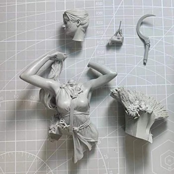 Splindg 1/10 Resin Bust Character Busto Model Fantasy Theme Summer Lady White Model Kit // K09366