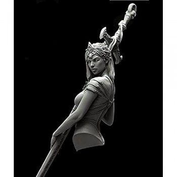 Splindg 1/10 Resin Model Bust Kit Ancient Female Warrior Character Unassembled And Unpainted Kit // G89512
