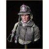 Splindg Busto in Resina Modello 1/10 City Fire Chief Bianco Non assemblato e Non Verniciato // N66304