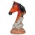 Statuetta in resina a forma di testa di cavallo 26/14/13 cm