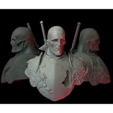 weizhang 1/10 Ancient Fantasy Ghost Soldier Busto in Resina Come Il Modello Modello Mini GK Non assemblato Non Verniciato