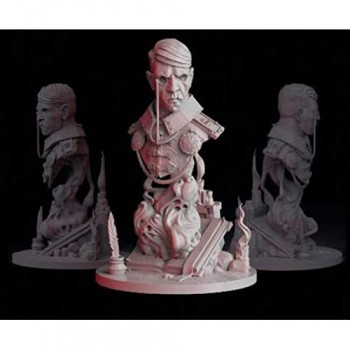 weizhang 1/10 Ancient Fantasy Warrior Busto Model Resin Statue Unassembled Unpainted Set