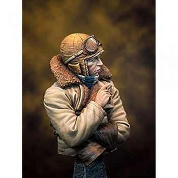 weizhang 1/10 World War I Air Force Bust Pilot Historical Figure Resin Kit