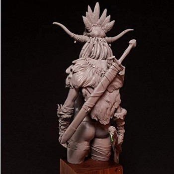 weizhang Modello in resina 1/12 busto di una barbara soldato smontato e non verniciato