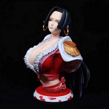 zzdgfc Anime One Piece GK Boa Hancock Testa Busto Ritratto Action PVC Figure Statue Model Toys Regalo Bambola 17 Cm