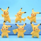 Anime Skulptur Pikachu. Borsa OPP 4.5CM Modello anime Collezione di sculture Regalo Regali anime Giocattoli modello Kit