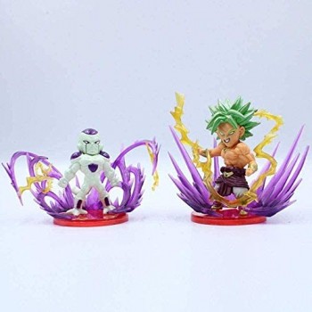 Dragon Ball Z Vegeta Son Goku Super Saiyan 9 PZ/Set Figure Anime PVC Souvenir Modello Scultura Collezione Regalo Regali Anime Giocattoli Kit Modello