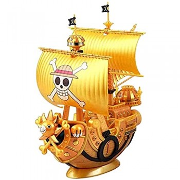 LJXGZY One Piece Figuren: Thousand Sunny Movie Gedenk Gold-Schiff Modello in PVC Regalo Scultura Giocattolo Decorazione Collezione Decorazione Modello Regalo di compleanno Statua