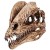 MagiDeal Dinosauro Dilophosaurus Cranio Fossile in Scala 1/3 da Collezione Modello in Resina - Bianco
