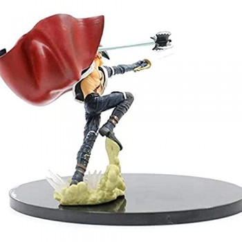 Un pezzo Combat X. Drake Top Guerra Anime Modello Statua Animata Ornamenti animati Carattere 14cm Anime Regali Giocattoli Giocattoli Modello
