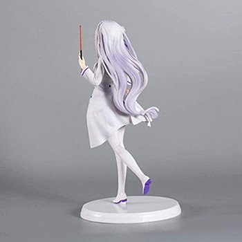 Vita in un mondo diverso da zero emilia insegnante in piedi anime modello statua animata giocattolo figurina 26cm anime regali giocattoli modello modello