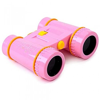 Dongxiao Binocolo Giocattolo per Bambini Pocket Binocolo Binocolo Mini Binocolo per Sport E Gioco All\'aperto (Color : Pink)