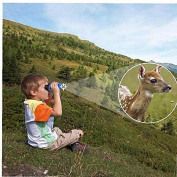 Liadance Bambini Binocolo Mini Compact Shock Proof Binoculare per Il Bird Watching Natura Esplora Viaggi di Campeggio Esterna Gioca Arancione