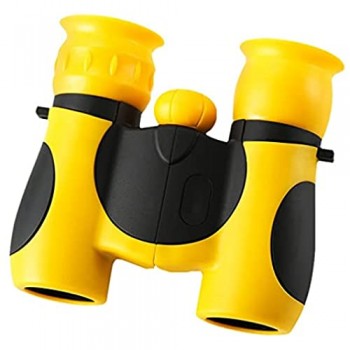 bansd 8X21 Kids Binoculars High Definition Outdoor Children Binocular Mini Telescope Yellow 108 * 96mm