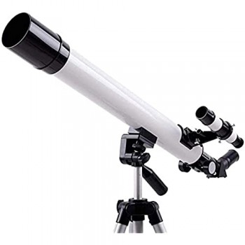 HUAQINEI Telescopio astronomico telescopio paesaggistico per Bambini con ingrandimento del treppiede Oculari Giocattoli educativi per la Scienza precoce per Bambini