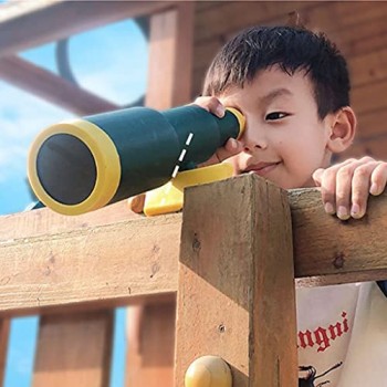 SunniMix Istruzione Monoculare Telescopio Giocattoli per Bambini 360 Gradi di Rotazione Giocattoli per I Bambini Adulti Gioco Interattivo Giocattoli