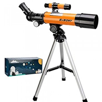 Svbony SV502 Telescopio Astronomico Bambini 360/50mm Telescopio Bambini con Treppiedi Professionale Telescopio per Bambini