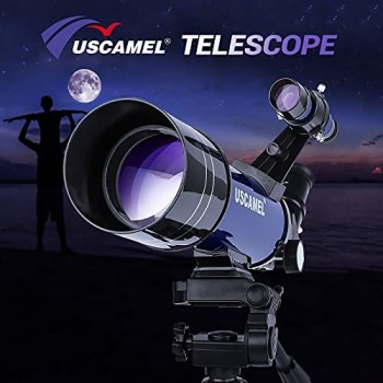 Telescopio Astronomico 201X 70mm Telescopio Astronomico Bambini con Treppiede Regolabile Oculare(K25&K6) ClipDello Smartphone Specchio Di Ingrandimento Zaino Portatile Filtro Lunare
