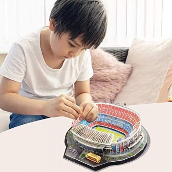 A/B Modello di Puzzle 3D Camp NOU Kit Puzzle 3D di Alta qualità per la Costruzione di Uno Stadio per Bambini Regalo per Adulti