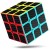 cfmour Speed Cubes (Quadrato al Centro) Cubo di Rubix 3x3 Carbon Fiber Sticker Smooth Speed Rub liks cubo 3x3 Cubo Magico Versione migliorata 5.7cm Nero