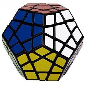 Coolzon® Megaminx Dodekaeder Magico Cubo Speed Puzzle Magic Cube Velocità Twisty Giocattolo PVC Adesivo Nero