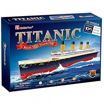 Cubic Fun- Titanic Modellino Puzzle 3D Multicolore T4011h