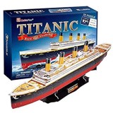 Cubic Fun- Titanic Modellino Puzzle 3D Multicolore T4011h