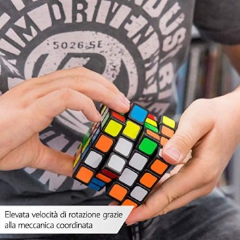 CUBIDI® Magic Cube 4x4 - Tipo Los Angeles - Look Classico - Speedcube 4x4x4 con Caratteristiche Ottimizzate per lo Speed Cubing - Magic Cube per Principianti ed Esperti