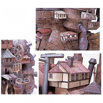 ELVVT Moving Castle Regalo Modello di Carta Fai da Te Giocattoli Mano Modello 3D Puzzle di Costruzione di Modello Giocattolo del Fumetto di Howl