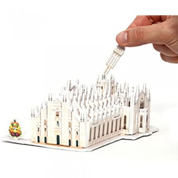 Giochi Preziosi - Expo 2015: Monumento Puzzle 3D da Assemblare Duomo di Milano 87 Pezzi