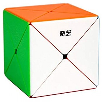 Gube 8 Axis X Cubo Magico Dino Skew Cubo Puzzle Irregolare Cubo Multi-Colour Stickerless