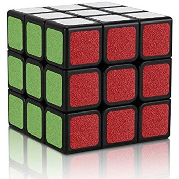 Jooheli Speed Cube 3X3 Cubo Magico Cubo Puzzle 3D Rotazione Facile Cubo Ritorto Liscio Giocattoli rompicapo per Bambini Adulti Bambini (glassati)