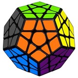 KidsPark 5x5 Megaminx Cubo di Rubix Puzzle 3D Cubo Magico Giocattoli Dodecaedro Rompicapo Giocattoli educativi per Bambini e Adulti Nero