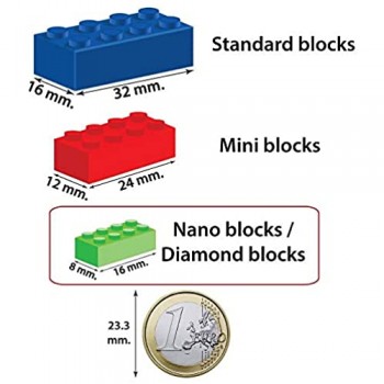 LSJZZ Nano Building Blocks Puzzle 3D Giocattoli Building Blocks Diamante Fai da Te Modelli Sydney Opera House Nano Miniature Costruzione Giocattoli Building Blocks Regali per I Bambini