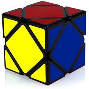 Maomaoyu Skewb Cube velocità Cubo Magico Regali di Natale per Adulti e Bambini（Nero）