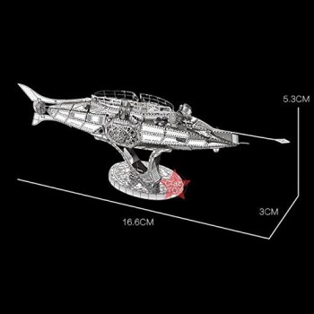 MOTU Sottomarino Nautilus Puzzle di Metallo DIY 3D Modello Kit Laser Cut C12202