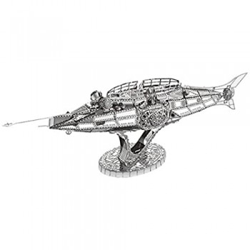 MOTU Sottomarino Nautilus Puzzle di Metallo DIY 3D Modello Kit Laser Cut C12202