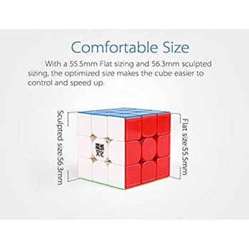 Moyu WeiLong GTS 3M Magic Speed Cube con Una Borsa cubo e Un Supporto cubo ( Senza Adesivo )