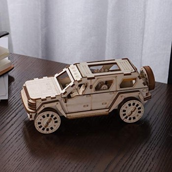 N+A Modelli Auto in Legno da Costruire Costruzioni Legno Adulti Puzzle in Legno 3D Fai da Te Idea Regalo per Ragazzi Ragazze Uomini e Donne