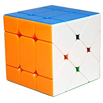 OJIN YONGJUN YJ Fisher Yileng V2 Cube 3x3x3 Forma MOD Twisty Puzzle Smooth Cube Rompicapo Puzzle Giocattoli (Senza Adesivo)