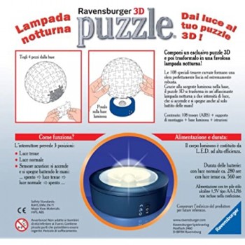 Ravensburger 12165 - 3D Puzzle Lampada Notturna Frozen