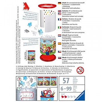 Ravensburger 3D Puzzle Portapenne di Super Mario Oggetto di Arredamento per Scrivania Età Raccomandata 6+ 11255 5