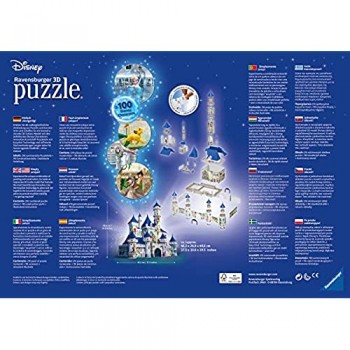 Ravensburger Italy- Castello Disney Puzzle 3D 12587