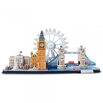 Revell- Skyline di Londra 3D Puzzle Colore Multi-Colour 00140