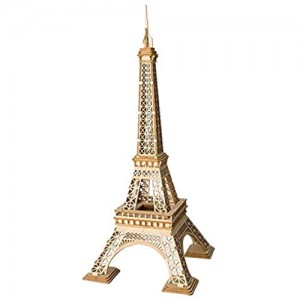 Rolife Woodcraft Kit di Costruzione Modello 3D in Legno Costruzione Kit Giocattolo Regalo di Puzzle (Eiffel Tower)