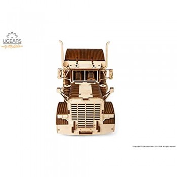UGEARS VM-03 Camion in Legno da Montare – Modello in Miniature Fai da Te – con Cabina per Conducente Ricco di Dettagli e Funzionante – Ecologico Si Assembla Senza Colla – Ottima Idea Regalo
