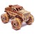Wood Trick - Auto Monster Truck - Puzzle 3D di Legno Tagliato al Laser - Set di Costruzione Meccanica - Assemblaggio Senza Colla - 556 Pezzi