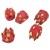 Mini casa del Giocattolo 5 pCS2 Frutta Simulazione Dragon Fruit Accessorio da Cucina (Red) Monsteramy. (Color : Red)