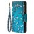 Nadoli Cerniera Custodia Portafoglio per Samsung Galaxy A02 Colorato 9 Slot per Schede in Pelle Fiore Cinturino da Polso Supporto Magnetico Flip Cover